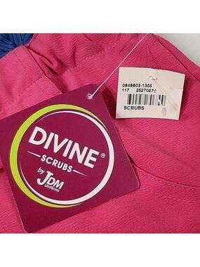 DIVINE SCRUBS PINK SIZE 2X